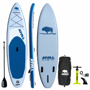 Atoll Light Blue 11 ft. Inflatable Stand Up Paddle Board